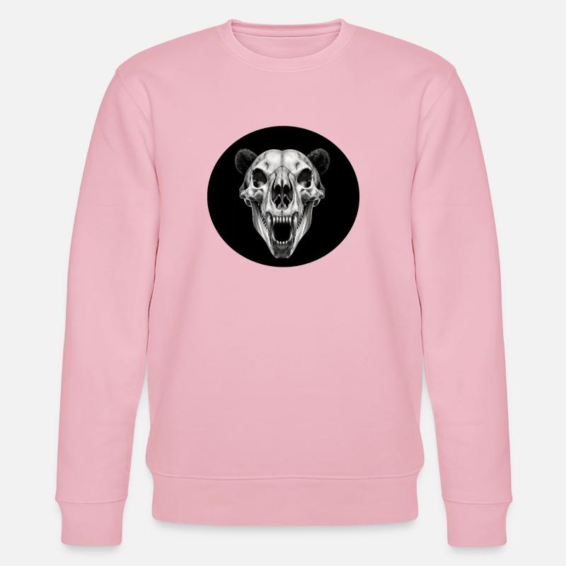 Schädel - Stanley/Stella Unisex Bio-Sweatshirt CHANGER  - Hellrosa