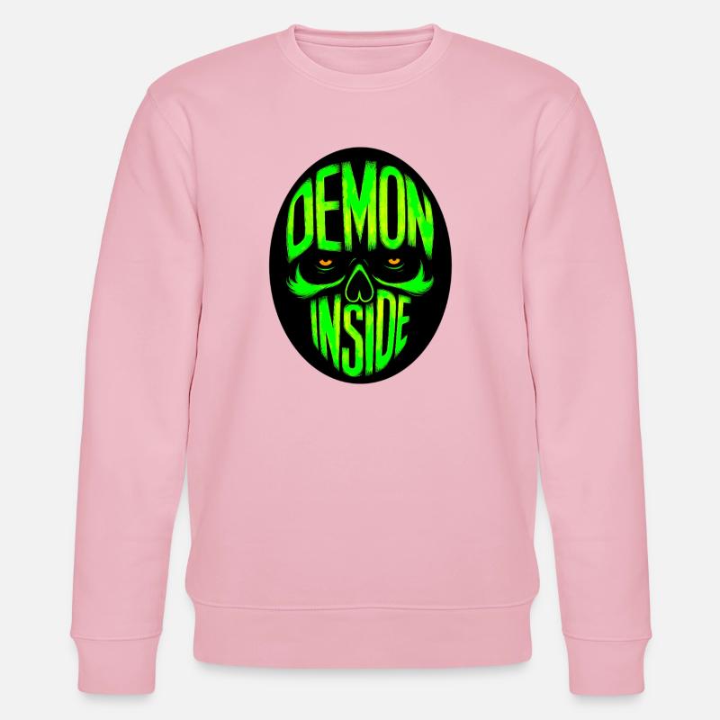 Demon inside - Stanley/Stella Unisex Bio-Sweatshirt CHANGER  - Hellrosa