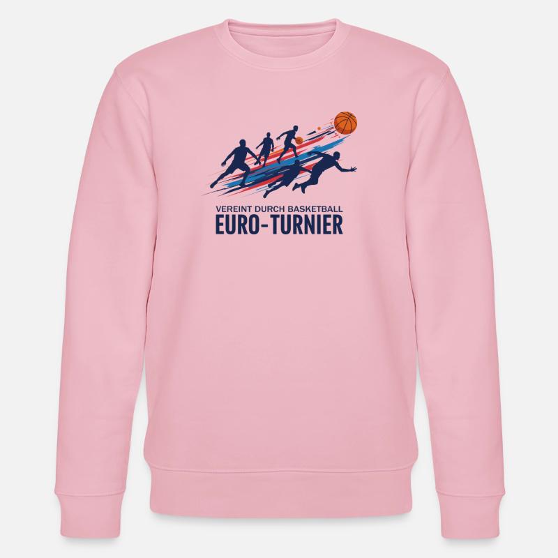 Basketball Turnier - Stanley/Stella Unisex Bio-Sweatshirt CHANGER  - Hellrosa