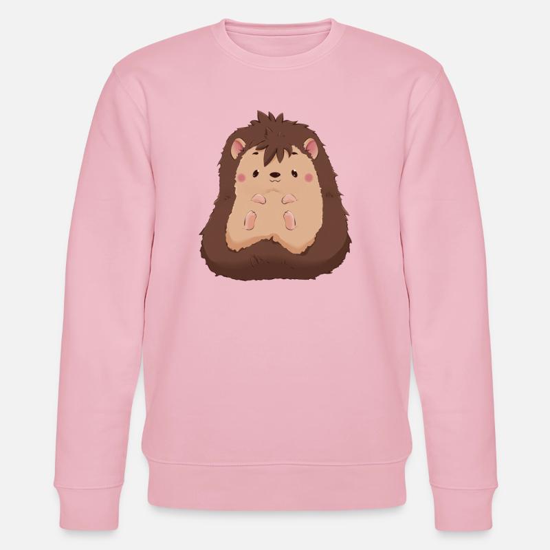 Igel - Stanley/Stella Unisex Bio-Sweatshirt CHANGER  - Hellrosa