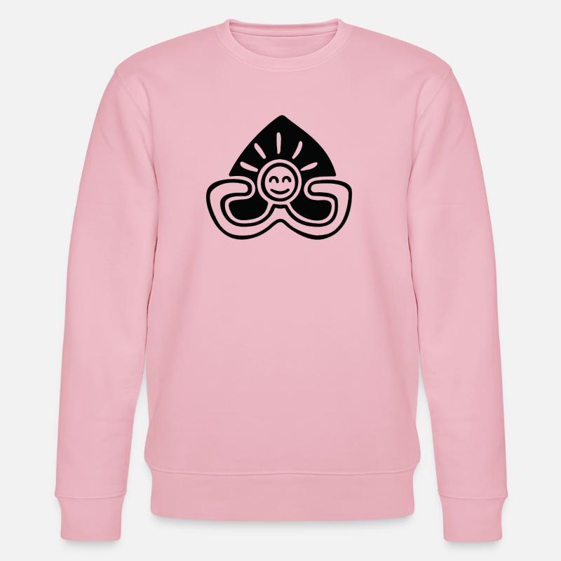 Relax and Smile - Stanley/Stella Unisex Bio-Sweatshirt CHANGER  - Hellrosa