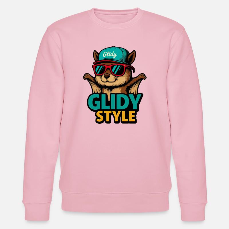 Mode de hamster style glissé - Sweat bio CHANGER Stanley/Stella Unisexe - rose pâle