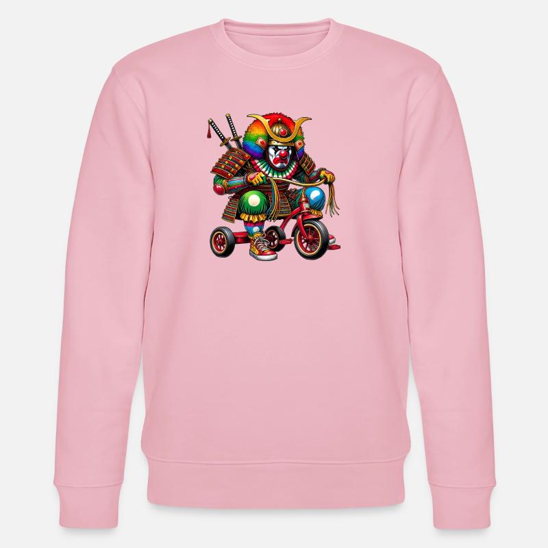 Samurai Clown - Stanley/Stella Unisex Bio-Sweatshirt CHANGER  - Hellrosa