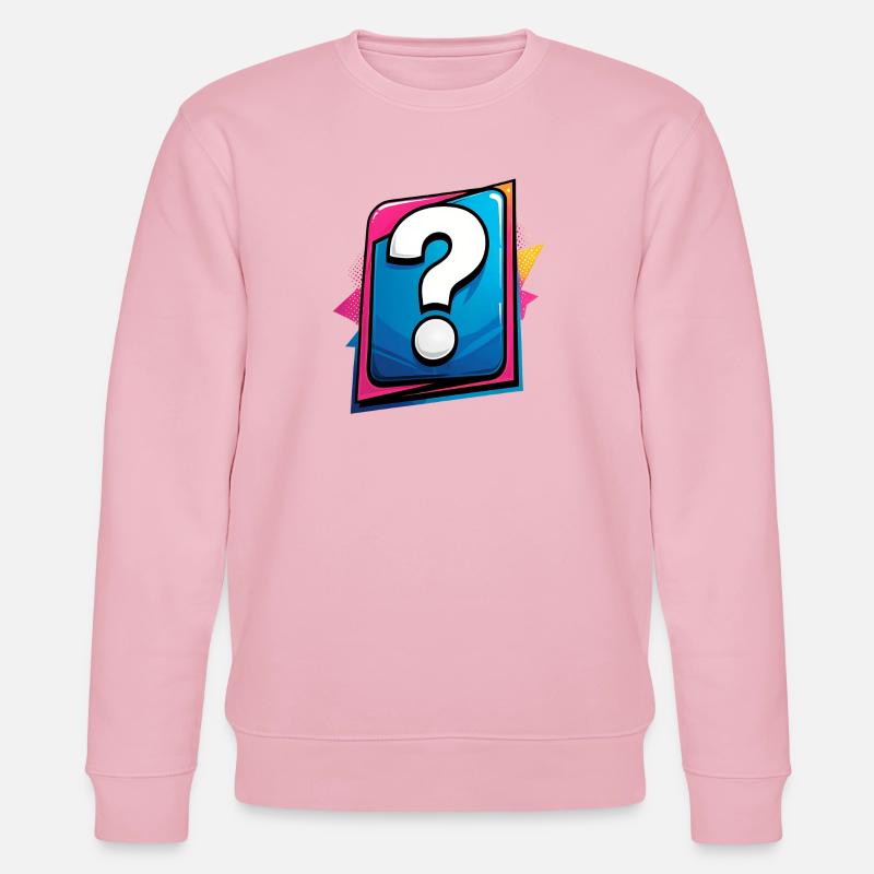 Fragezeichen - Stanley/Stella Unisex Bio-Sweatshirt CHANGER  - Hellrosa