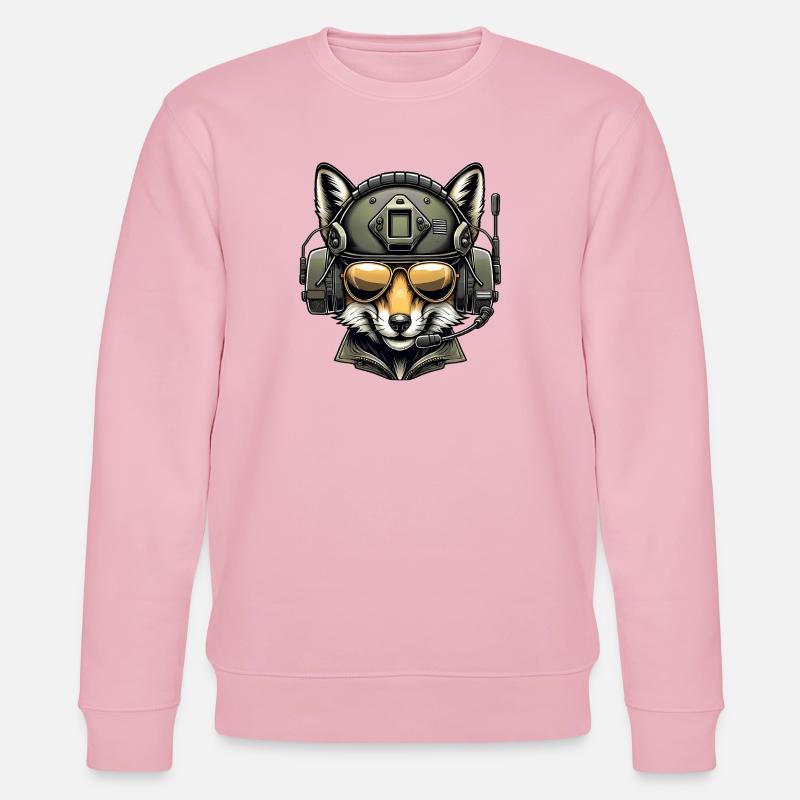 Conception militaire Fox - Sweat bio CHANGER Stanley/Stella Unisexe - rose pâle