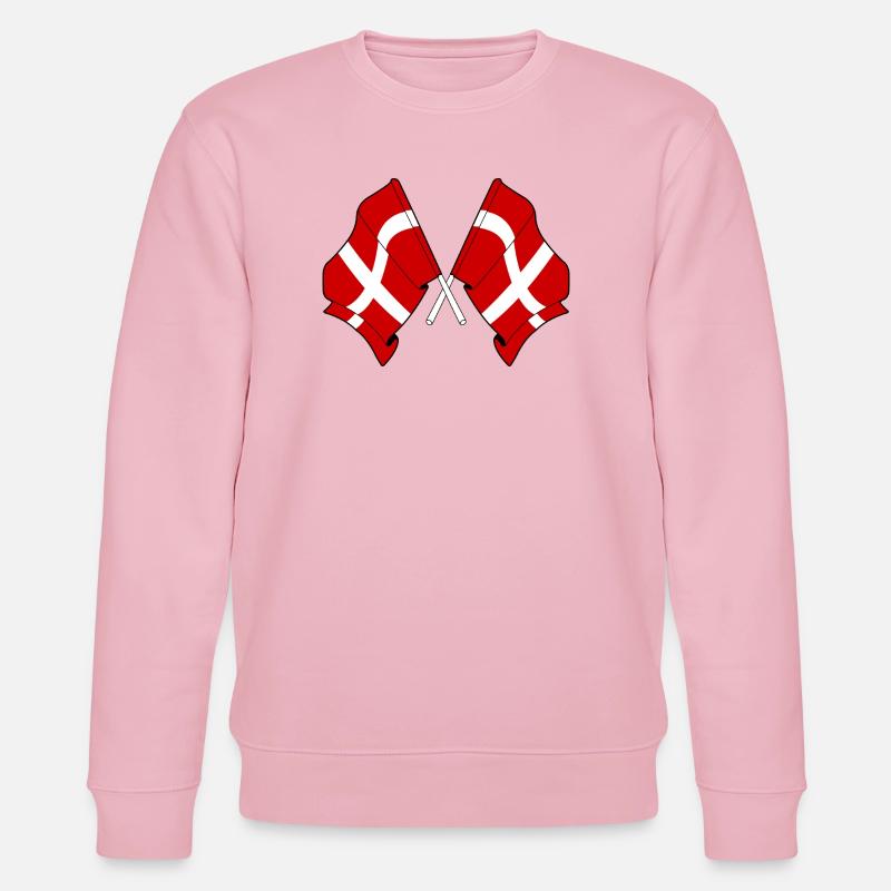 Savoyen, Frankreich – Double Pride - Stanley/Stella Unisex Bio-Sweatshirt CHANGER  - Hellrosa