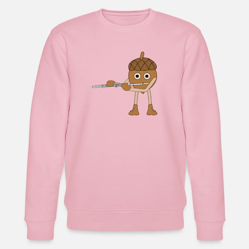 Flötensattel - Stanley/Stella Unisex Bio-Sweatshirt CHANGER  - Hellrosa