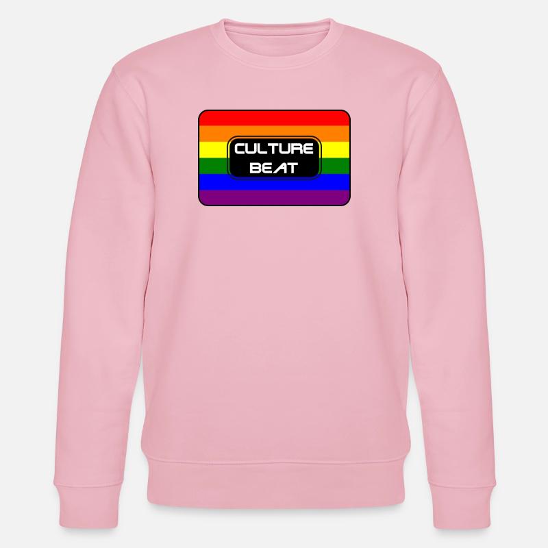 Kultur Beat Pride Logo - Stanley/Stella Unisex Bio-Sweatshirt CHANGER  - Hellrosa