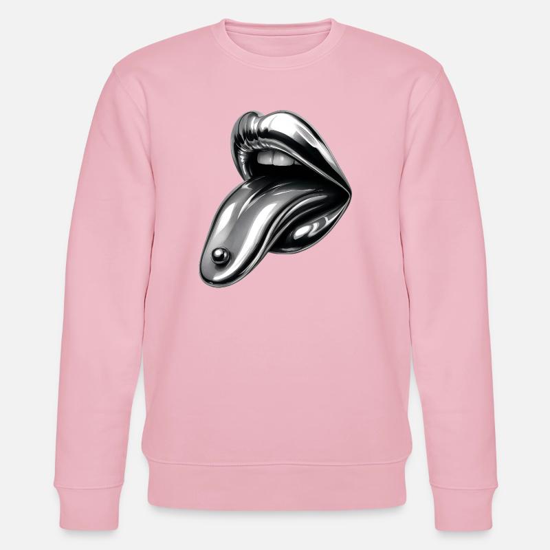 Provocation transpercée - Sweat bio CHANGER Stanley/Stella Unisexe - rose pâle