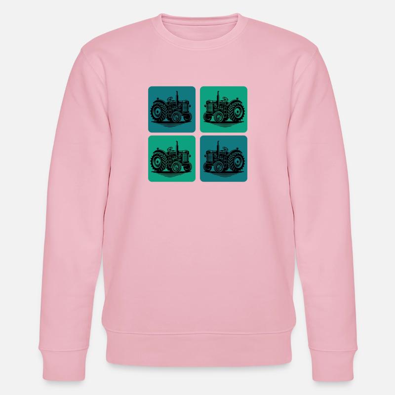 Traktor Design - Stanley/Stella Unisex Bio-Sweatshirt CHANGER  - Hellrosa