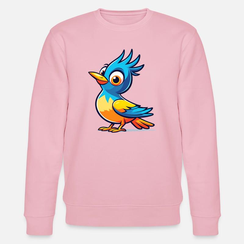 Blauer Vogel - Stanley/Stella Unisex Bio-Sweatshirt CHANGER  - Hellrosa