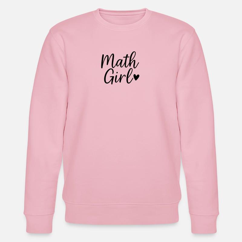 mathFille - Sweat bio CHANGER Stanley/Stella Unisexe - rose pâle