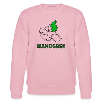 Wandsbek, a district of Hamburg - Stanley/Stella CHANGER Unisex Organic Sweatshirt - cotton pink - Front - Jaron (178cm) & Liana (172cm)