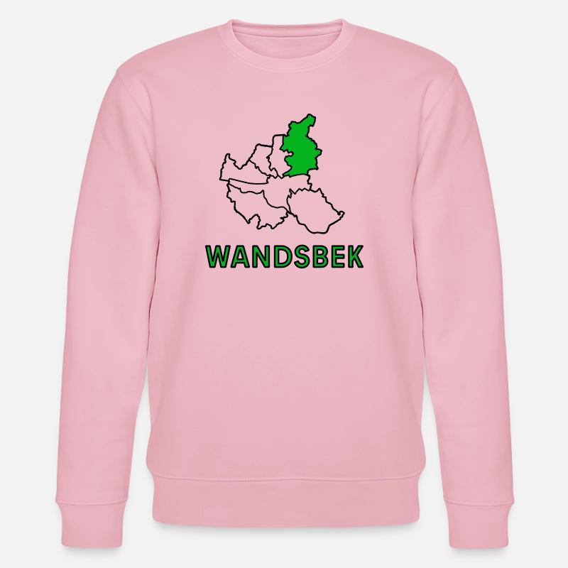 Wandsbek, un quartier de Hambourg - Sweat bio CHANGER Stanley/Stella Unisexe - rose pâle