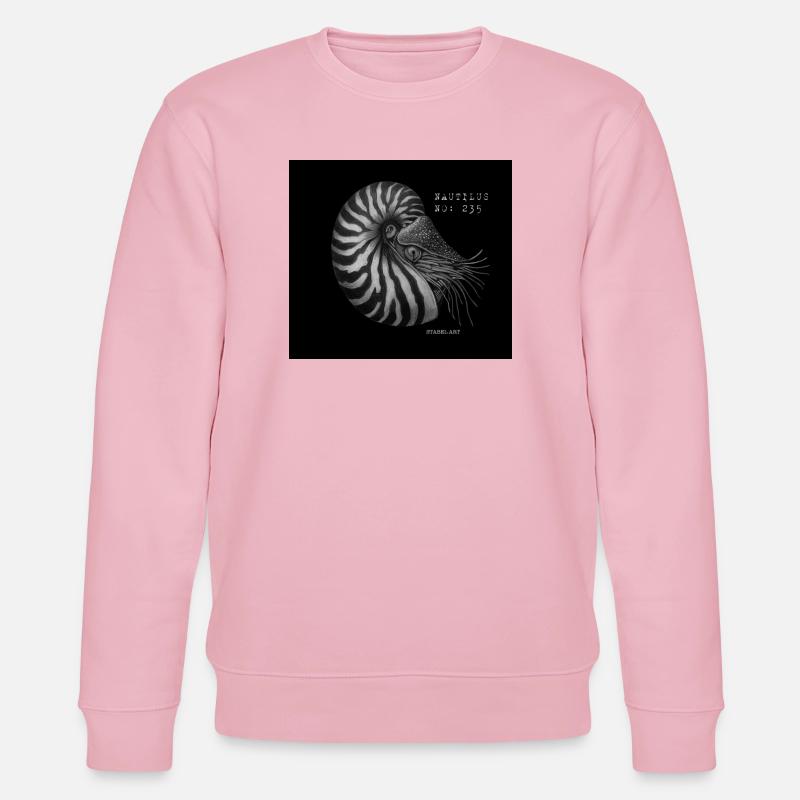 Bateau perlé - Nautilus - Sweat bio CHANGER Stanley/Stella Unisexe - rose pâle