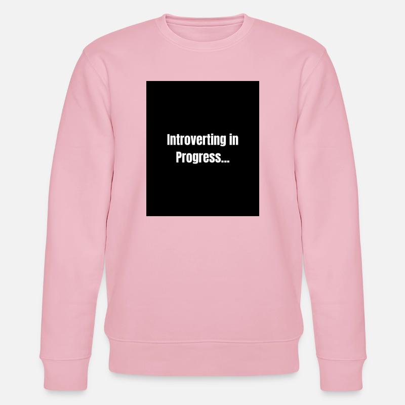 Introverting – Quiet Mode ON - Sweat bio CHANGER Stanley/Stella Unisexe - rose pâle