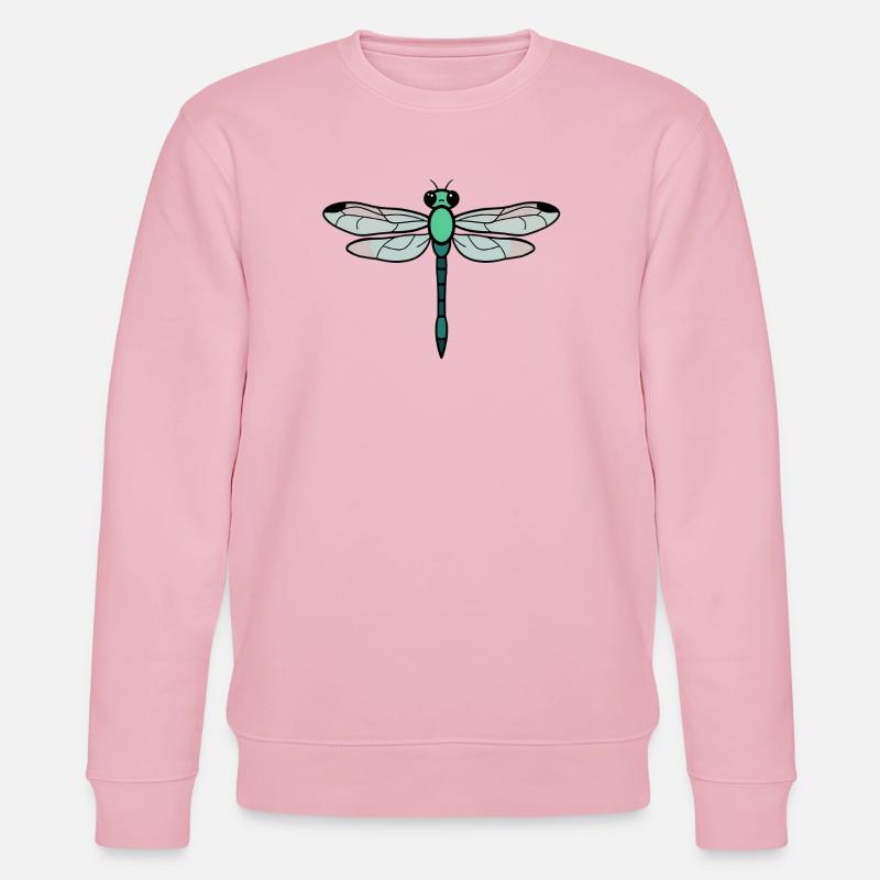 Libellule - Sweat bio CHANGER Stanley/Stella Unisexe - rose pâle