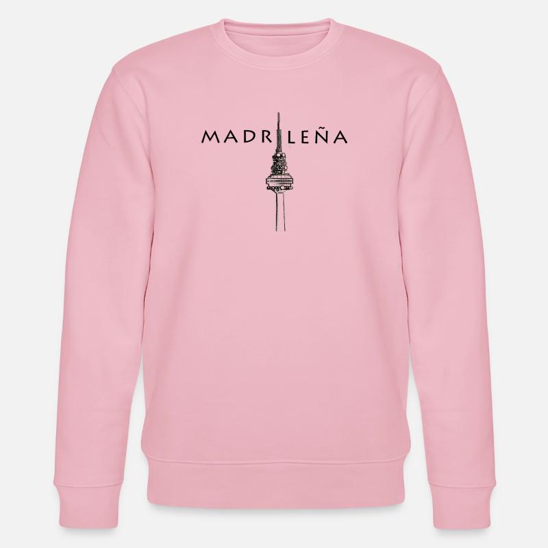 MADRILENIUM - Stanley/Stella Unisex Bio-Sweatshirt CHANGER  - Hellrosa