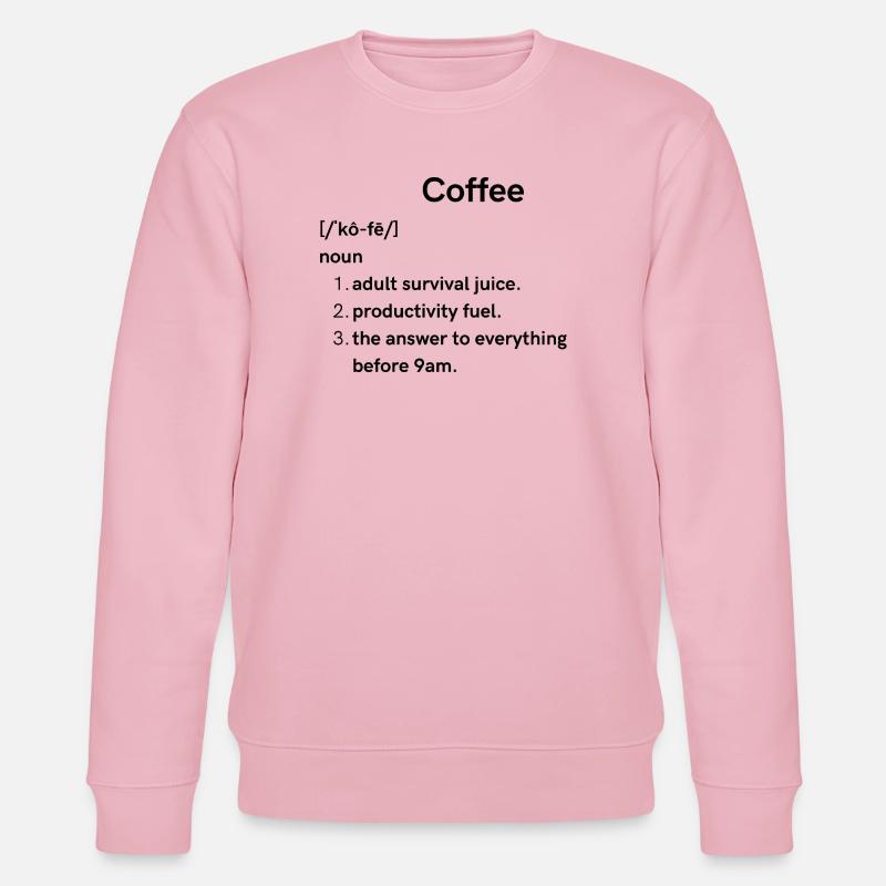 Kaffee - Stanley/Stella Unisex Bio-Sweatshirt CHANGER  - Hellrosa