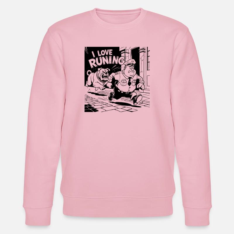 course - Sweat bio CHANGER Stanley/Stella Unisexe - rose pâle