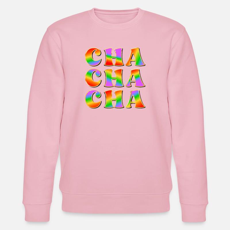 DANSE ARC-EN-CIEL - DANSE CHA CHA CHA - Sweat bio CHANGER Stanley/Stella Unisexe - rose pâle