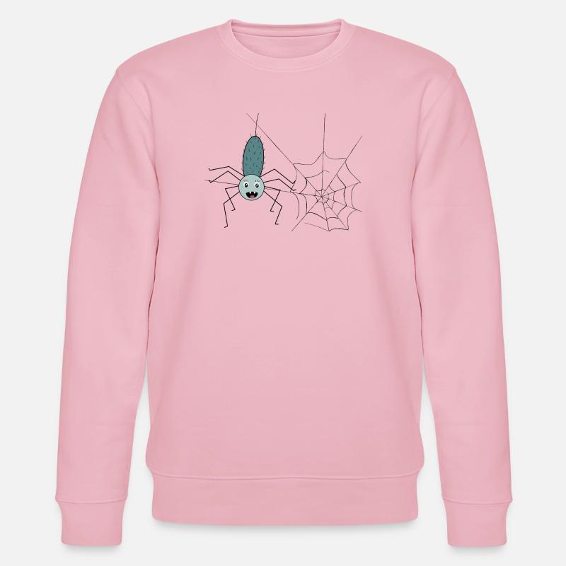 Spinnfried die Spinne - Stanley/Stella Unisex Bio-Sweatshirt CHANGER  - Hellrosa