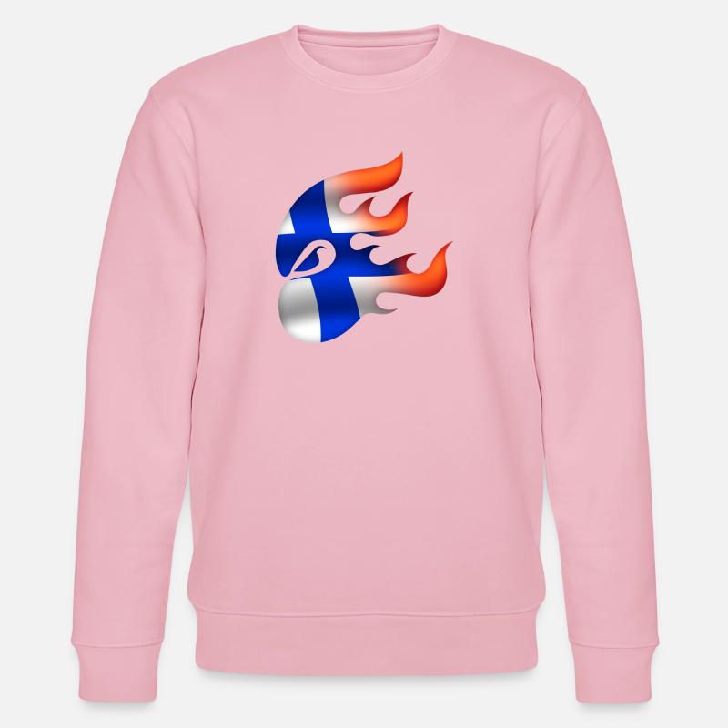 Drapeau de la Finlande - Finlande - Ninja - Sweat bio CHANGER Stanley/Stella Unisexe - rose pâle