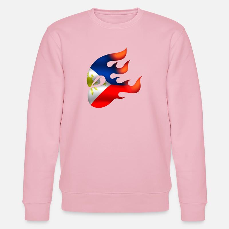 Drapeau des Philippines - Philippines - Ninja - Sweat bio CHANGER Stanley/Stella Unisexe - rose pâle