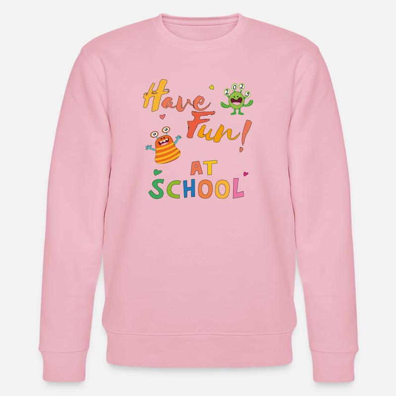 S’amuser à l’école - Sweat bio CHANGER Stanley/Stella Unisexe - rose pâle