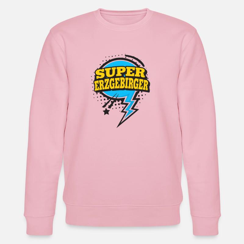 Super Erzgebirger - Stanley/Stella Unisex Bio-Sweatshirt CHANGER  - Hellrosa