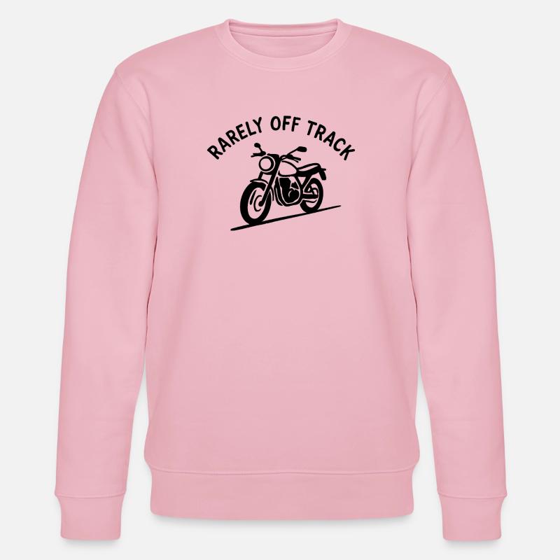 rarely off track motorcycle - Stanley/Stella Unisex Bio-Sweatshirt CHANGER  - Hellrosa