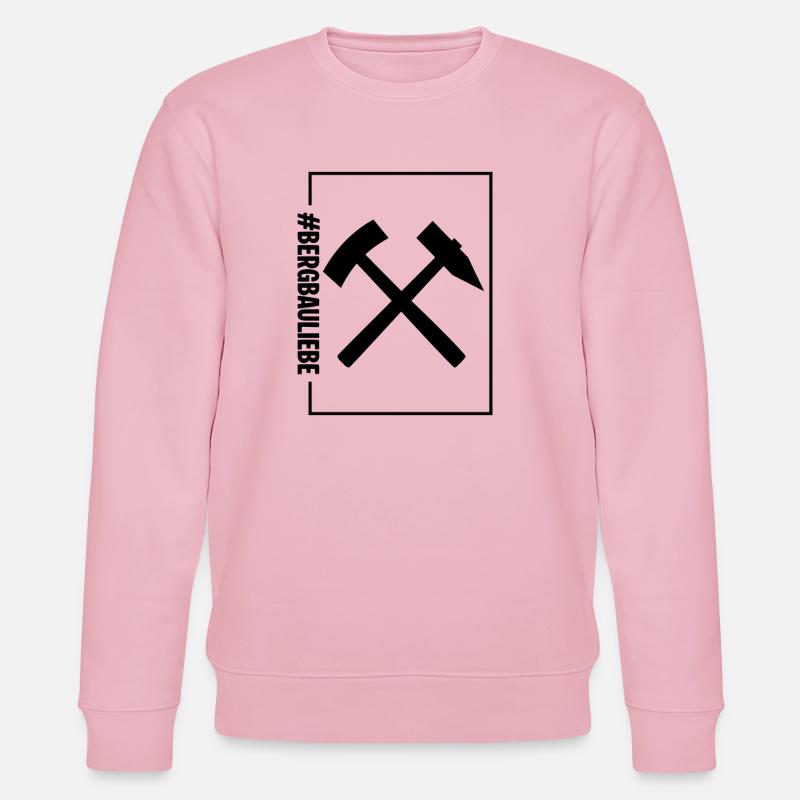 Bergbauliebe - Stanley/Stella Unisex Bio-Sweatshirt CHANGER  - Hellrosa