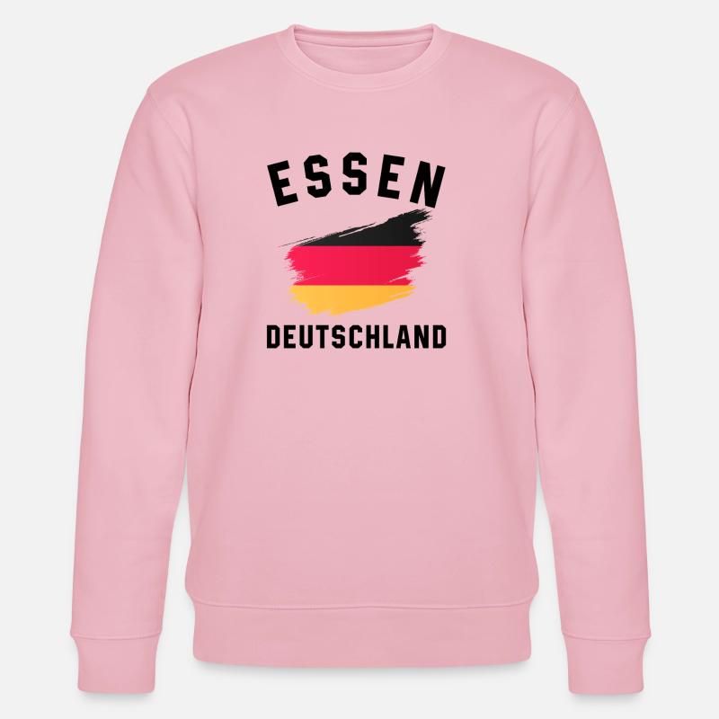 Drapeau allemand dynamique à l’aquarelle - Sweat bio CHANGER Stanley/Stella Unisexe - rose pâle