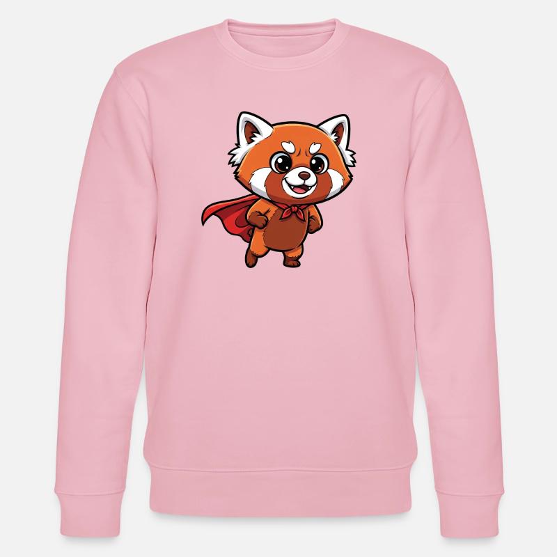 Conception de chaton de super-héros - Sweat bio CHANGER Stanley/Stella Unisexe - rose pâle