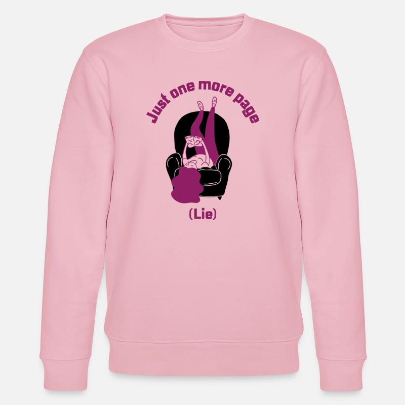 Nur noch eine (Lüge) - Stanley/Stella Unisex Bio-Sweatshirt CHANGER  - Hellrosa
