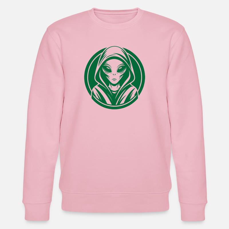Außerirdischer - Stanley/Stella Unisex Bio-Sweatshirt CHANGER  - Hellrosa
