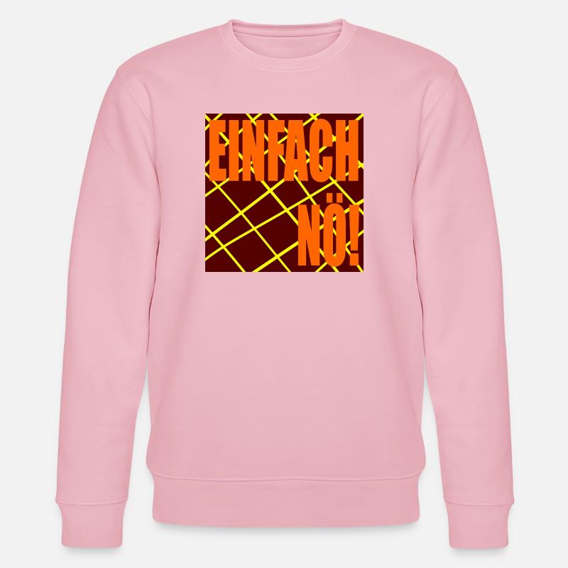 EINFACH NEIN - Stanley/Stella Unisex Bio-Sweatshirt CHANGER  - Hellrosa