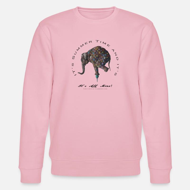 Éléphant mode  - Sweat bio CHANGER Stanley/Stella Unisexe - rose pâle