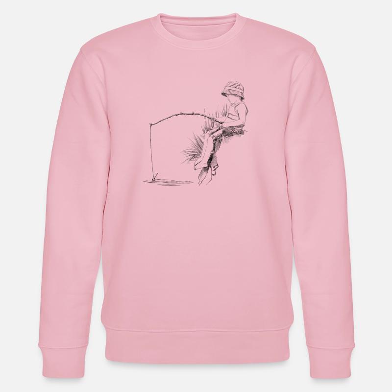 Angler - Stanley/Stella Unisex Bio-Sweatshirt CHANGER  - Hellrosa
