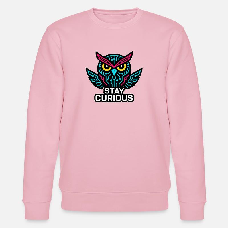 Stay Curious - Stanley/Stella Unisex Bio-Sweatshirt CHANGER  - Hellrosa