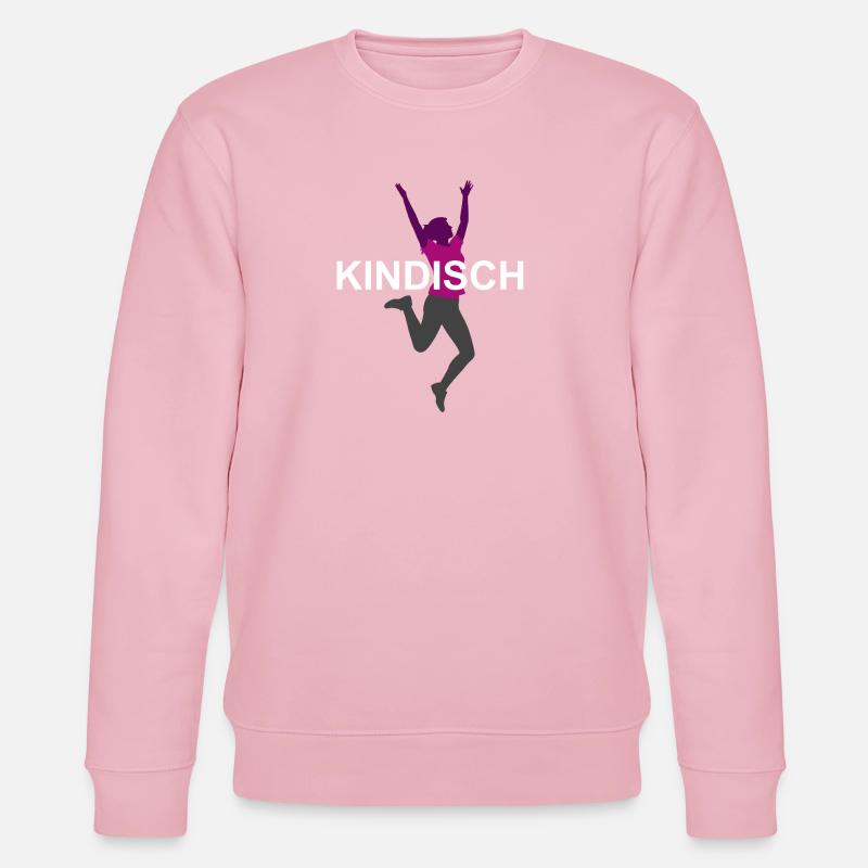 Kindisch - Stanley/Stella Unisex Bio-Sweatshirt CHANGER  - Hellrosa