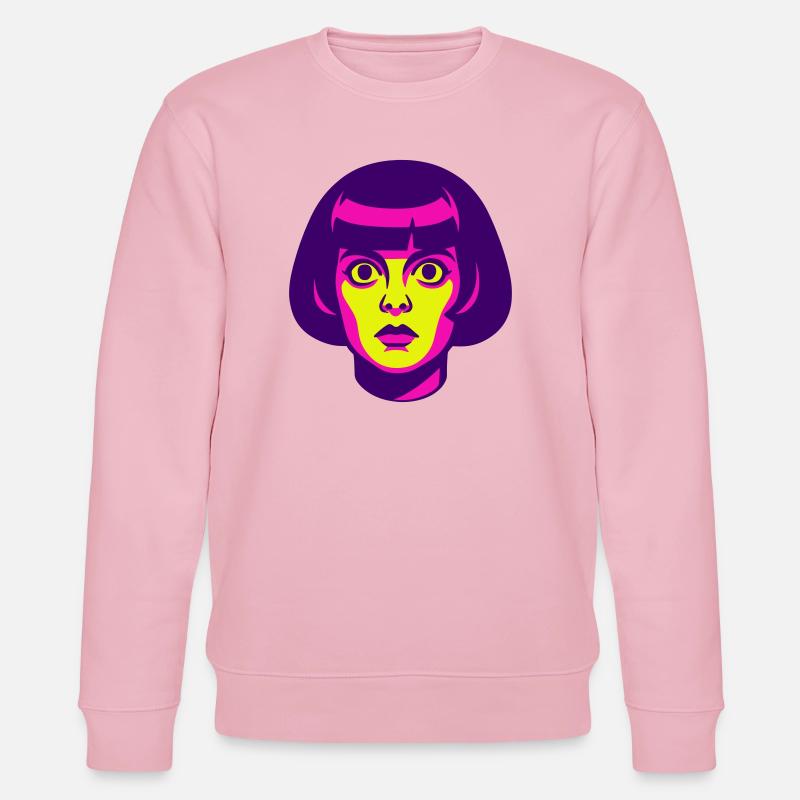 Hypno Beauty 60s - Stanley/Stella Unisex Bio-Sweatshirt CHANGER  - Hellrosa
