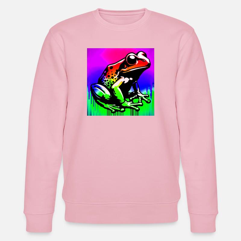 Frosch - Stanley/Stella Unisex Bio-Sweatshirt CHANGER  - Hellrosa
