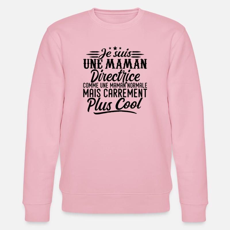 Mutter Regisseurin: normal, aber knallharter - Stanley/Stella Unisex Bio-Sweatshirt CHANGER  - Hellrosa