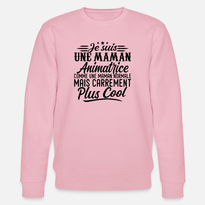 Gastmutter: normal, aber knallharter - Stanley/Stella Unisex Bio-Sweatshirt CHANGER  - Hellrosa