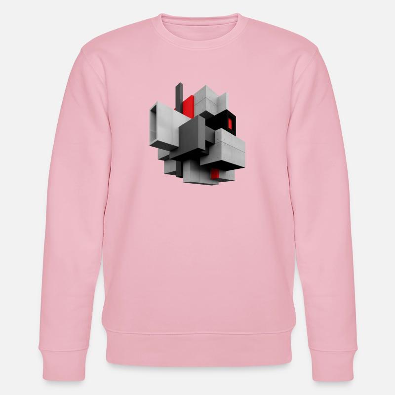 Cube - Sweat bio CHANGER Stanley/Stella Unisexe - rose pâle