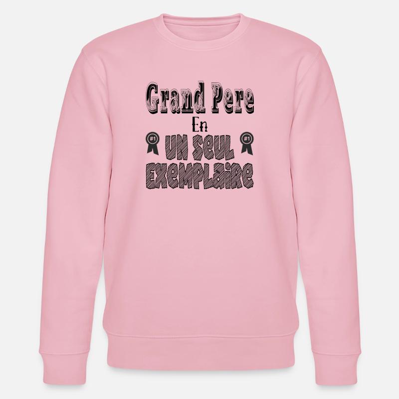 Großvater in einer einzigen Kopie - Stanley/Stella Unisex Bio-Sweatshirt CHANGER  - Hellrosa