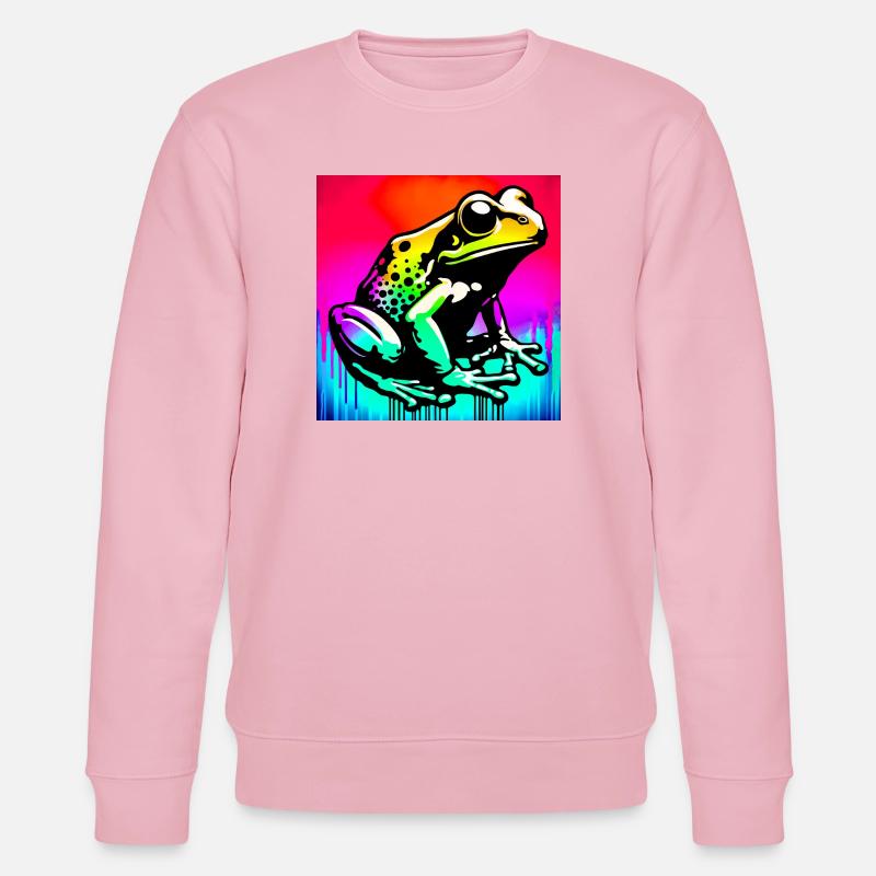 Frosch - Stanley/Stella Unisex Bio-Sweatshirt CHANGER  - Hellrosa