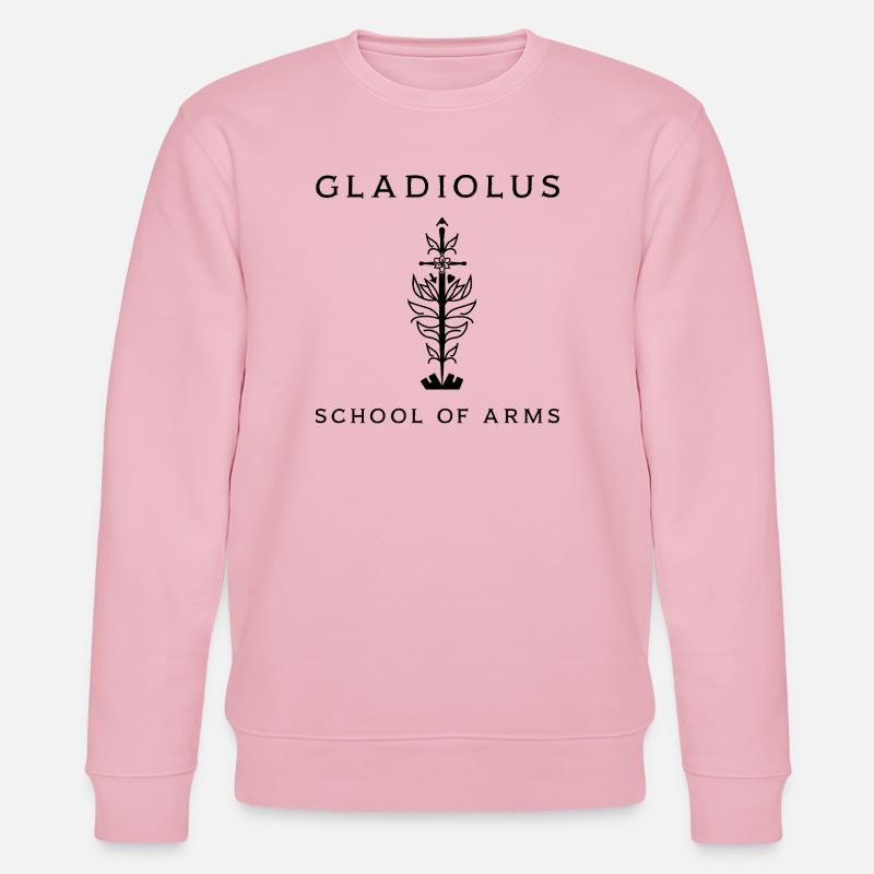 Gladiole schwarz - Stanley/Stella Unisex Bio-Sweatshirt CHANGER  - Hellrosa