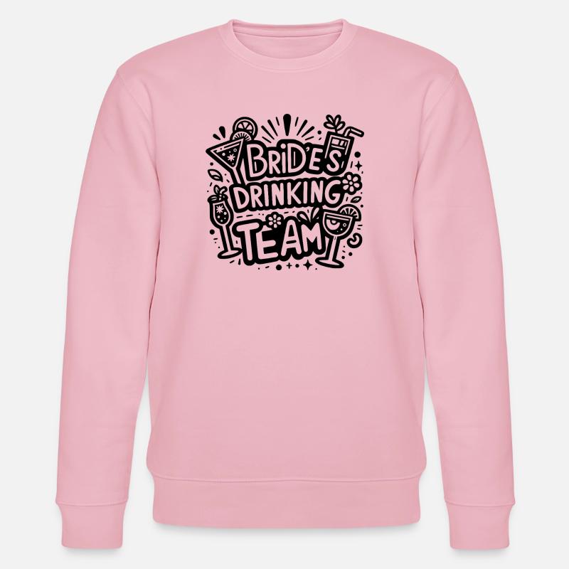 Bride’s Drinking Team - Stanley/Stella Unisex Bio-Sweatshirt CHANGER  - Hellrosa